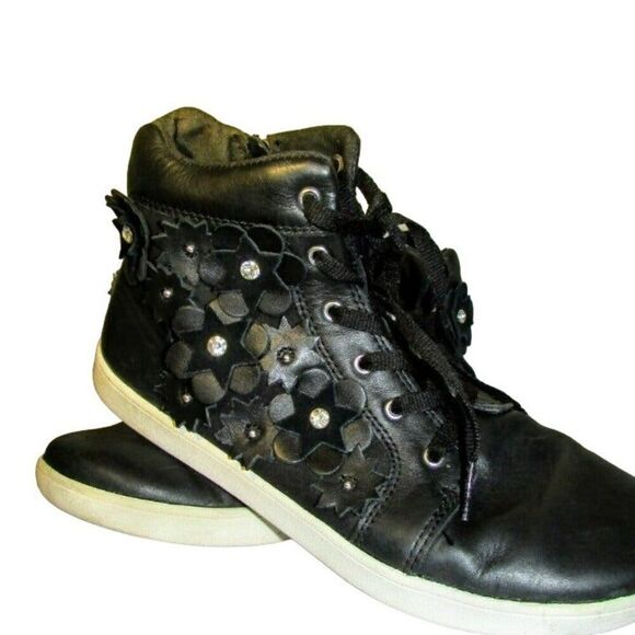 Ugg sz 5 Floral Rhinestone Sneakers - Picture 1 of 7